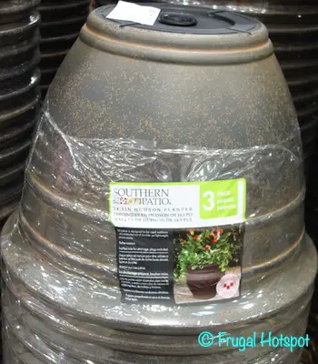 Southern Patio Hudson Resin Planter 3-Pk | Costco