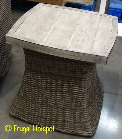 Sunvilla Lauren Woven Seating Set table | Costco Display