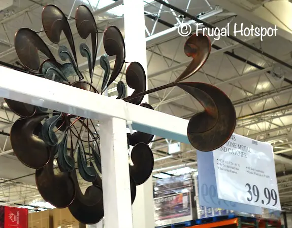 Two Tone Metal Wind Catcher rear view | Costco Display