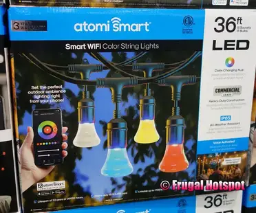الاتهام معدل ساعة حائط  Atomi Smart String Lights - Costco Sale! | Frugal Hotspot