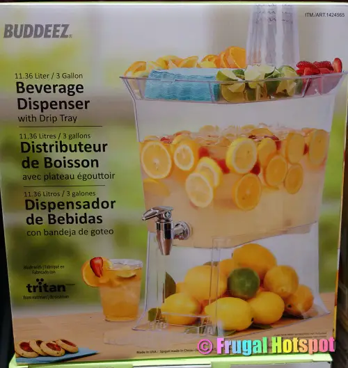 Buddeez 3-Gallon Party Top Beverage Dispenser | Costco