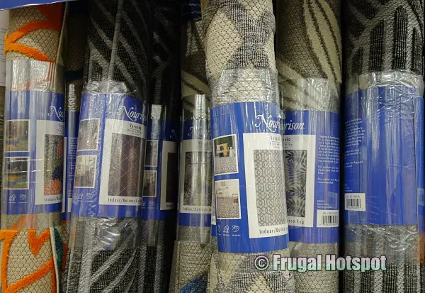 Close up view Veranda Indoor Outdoor Rug | Costco