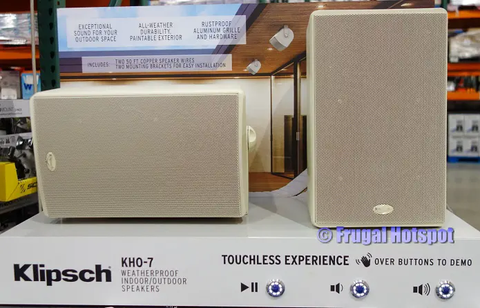 Costco Display Klipsch KHO-7 Weatherproof Indoor : Outdoor Speakers