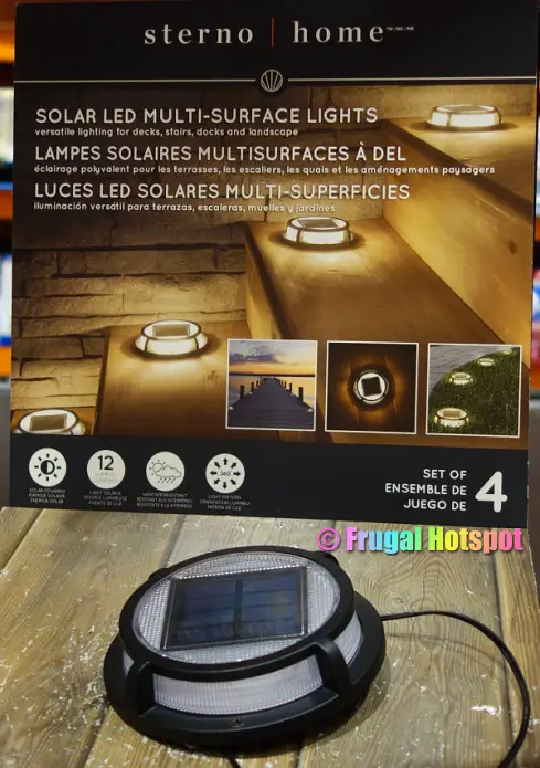 Costco Display | Sterno Home Solar LED Multi-Surface Lights