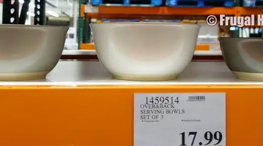 Costco Display overandback Duck Soup Serving Bowls