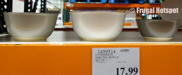 Costco Display overandback Duck Soup Serving Bowls