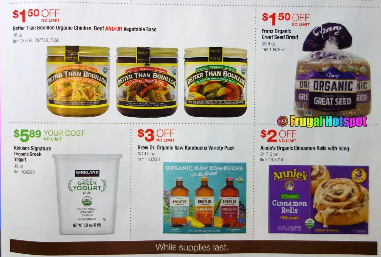 Costco Organic Coupon Book MARCH 2021 Page 3B