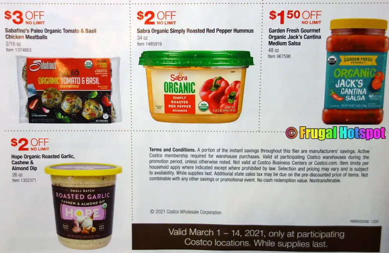 Costco Organic Coupon Book MARCH 2021 Page 4 B