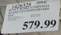 Costco Price | Scott Burke Composite Stand Up Paddleboard