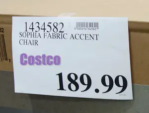 Costco Price True Innovations Sophia Fabric Accent Chair