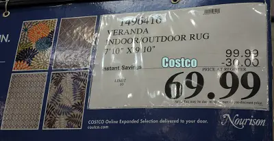 Costco Sale Price - Veranda Indoor Outdoor Rug