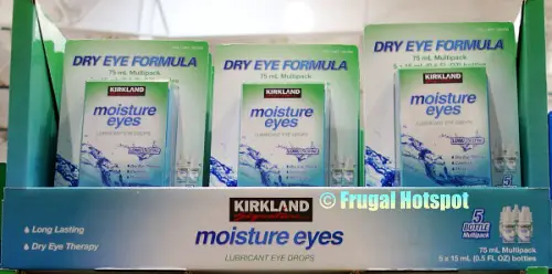 Kirkland Signature Moisture Eyes Dry Eye Lubricant Eye Drops | Costco
