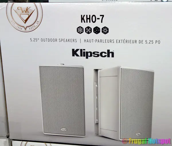 Klipsch KHO-7 Weatherproof Indoor : Outdoor Speakers | Costco