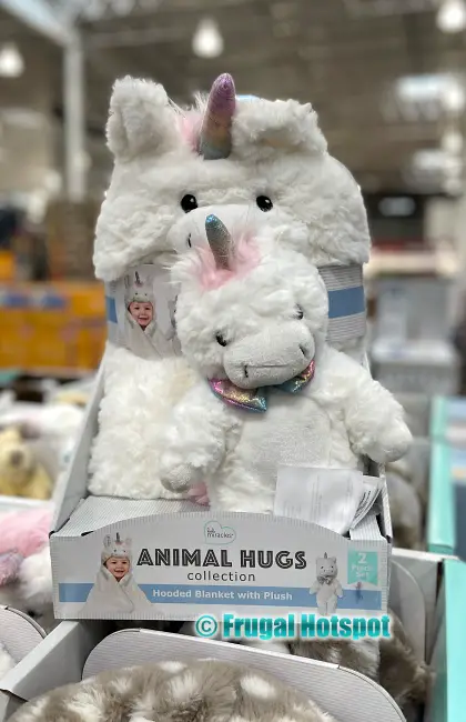 Little Miracles Blanket with Plush Animal unicorn | Costco