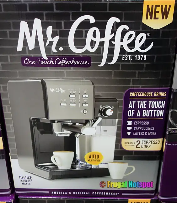 Mr. Coffee One-Touch Coffeehouse Deluxe Espresso Maker | Costco 2335347