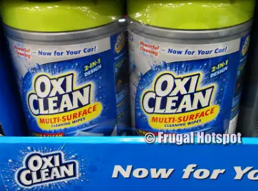 Oxi Clean 2-Sided Scrub and Clean Wipes | Costco