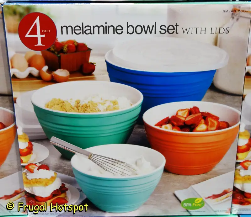 Pandex Melamine Mixing 4 pc Bowls | Costco