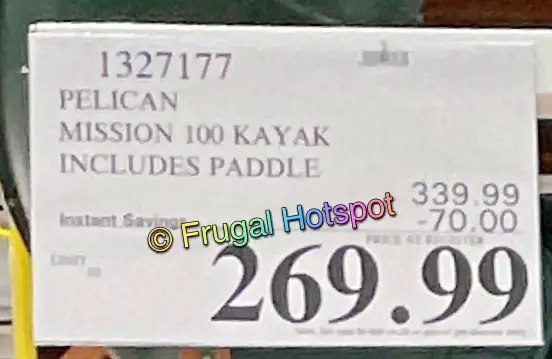 Pelican Mission 100 Kayak | Costco Sale Price