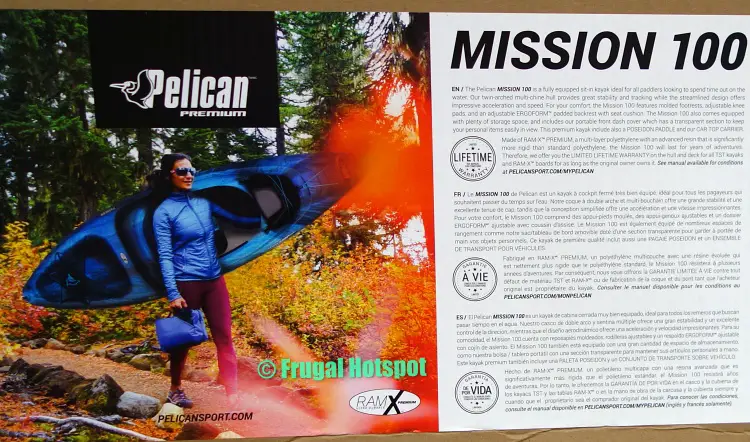 Pelican Premium Mission 100 Kayak | Costco