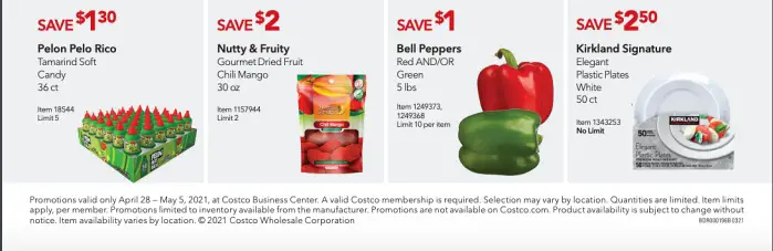 Costco Business Center Cinco de Mayo Savings 2021 p4