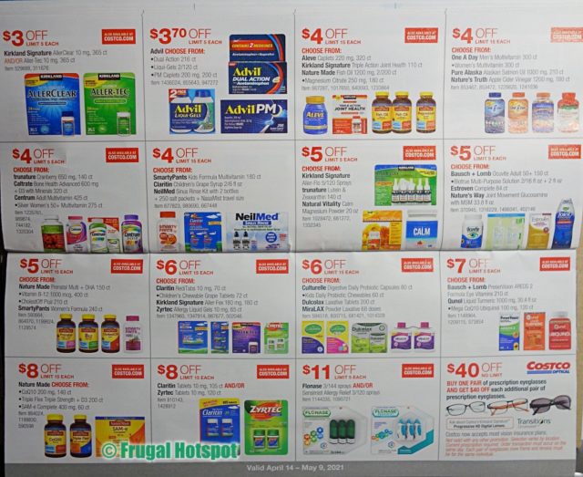 Costco APRIL 2021 Coupon Book Frugal Hotspot