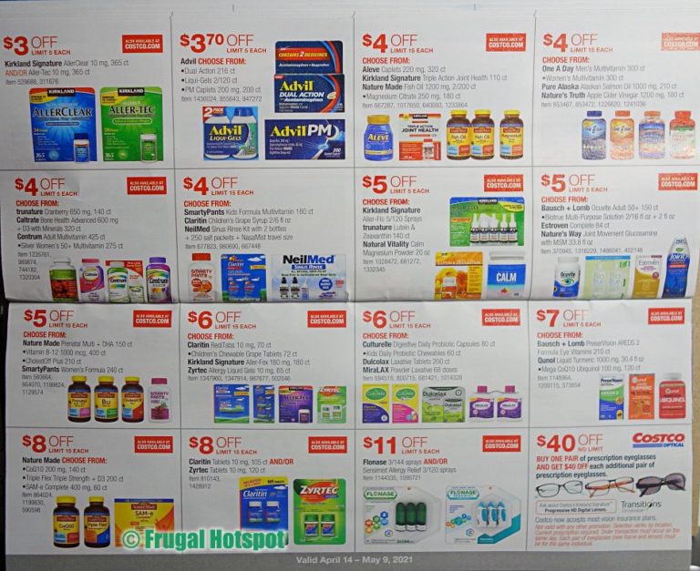 Costco APRIL 2021 Coupon Book Frugal Hotspot