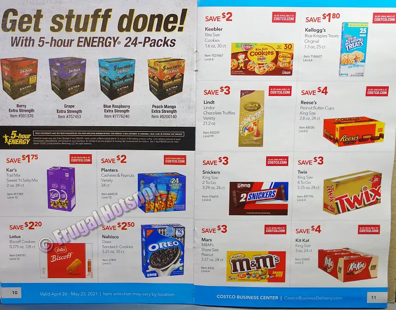 Costco Coupon Book MAY 2021 Business Center P10 P11