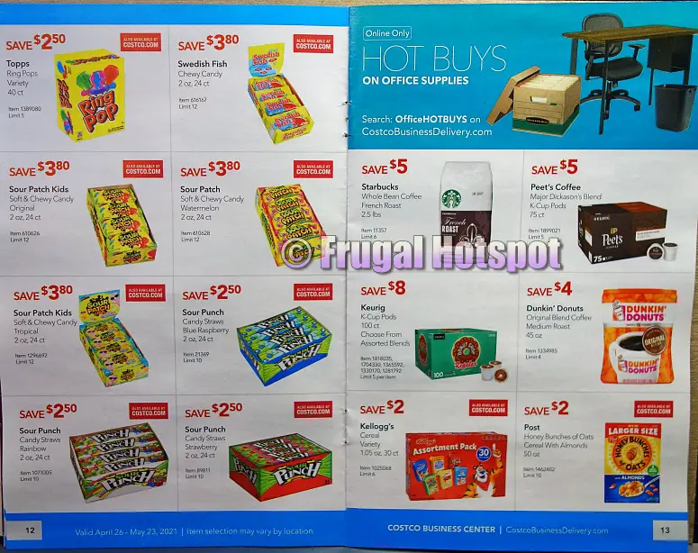 Costco Coupon Book MAY 2021 Business Center P12 P13