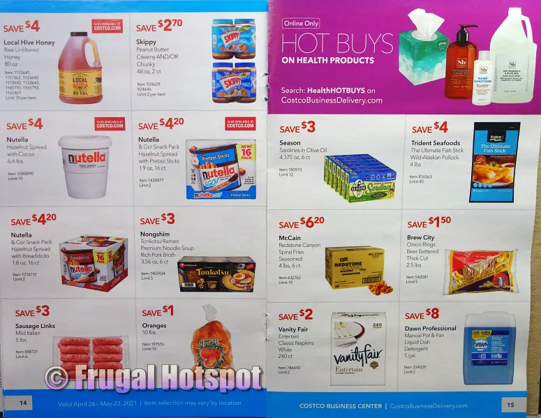 Costco Coupon Book MAY 2021 Business Center P14 P15