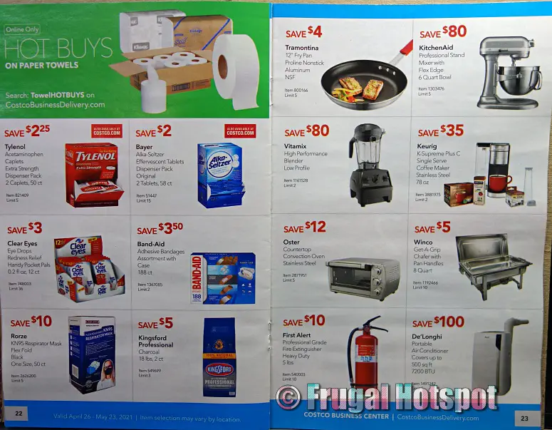 Costco Coupon Book MAY 2021 Business Center P22 P23