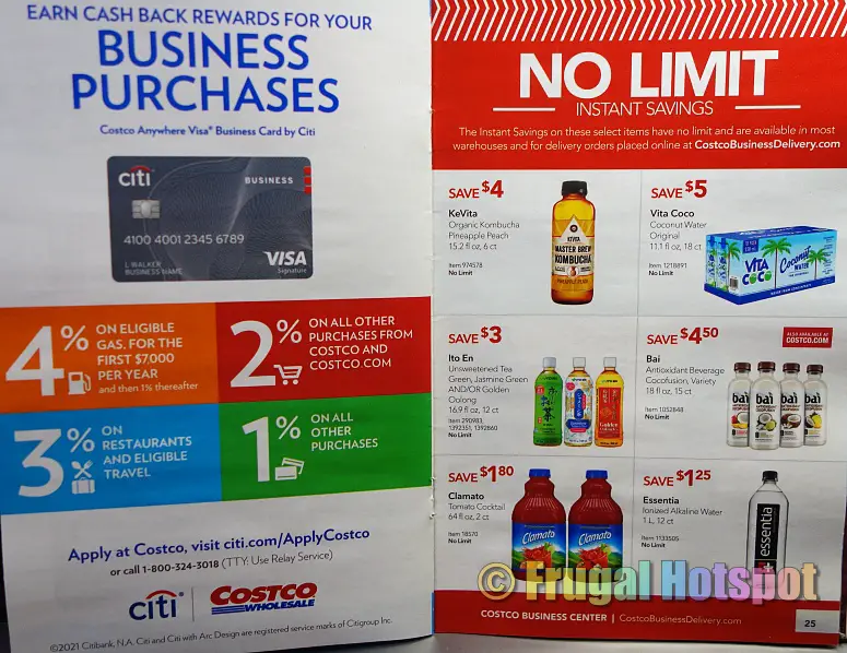 Costco Coupon Book MAY 2021 Business Center P24 P25