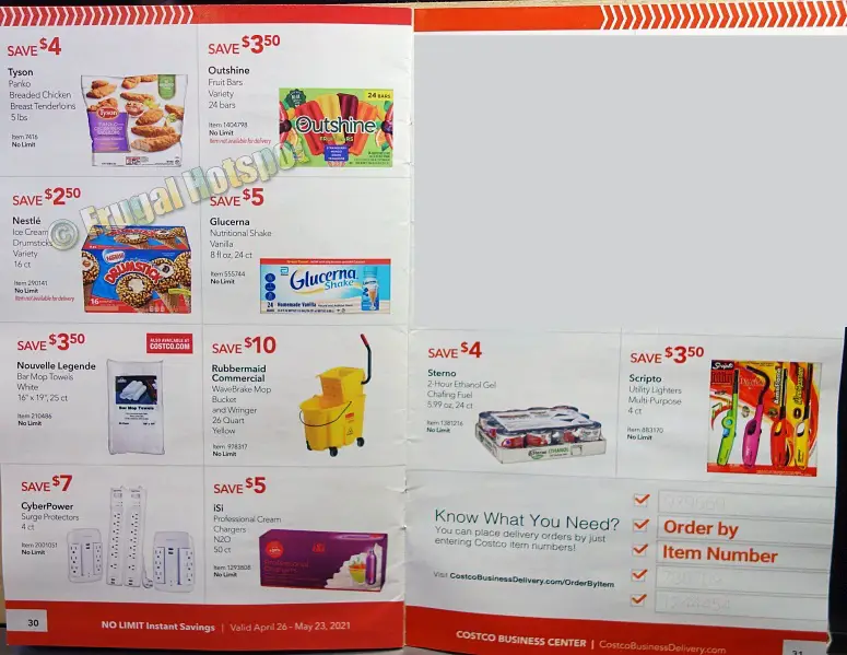 Costco Coupon Book MAY 2021 Business Center P30 P31