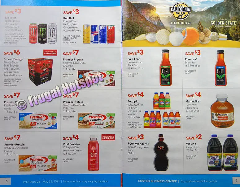 Costco Coupon Book MAY 2021 Business Center P6 P7