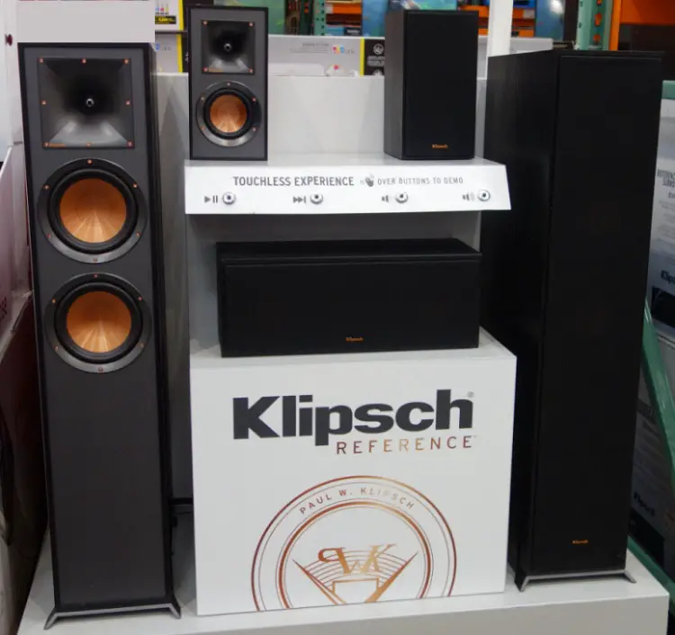 Costco Display | Klipsch Reference Dolby Atmos Surround System