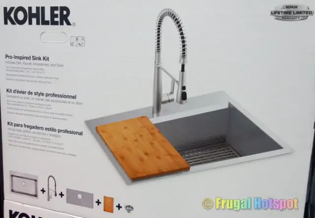 kohler kitchen sink kit costco
