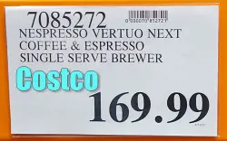 Costco Price | Nespresso Vertuo Next Espresso : Coffee Maker