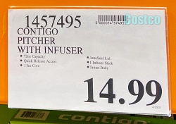 Costco Price of Contigo Pitcher with Infuser