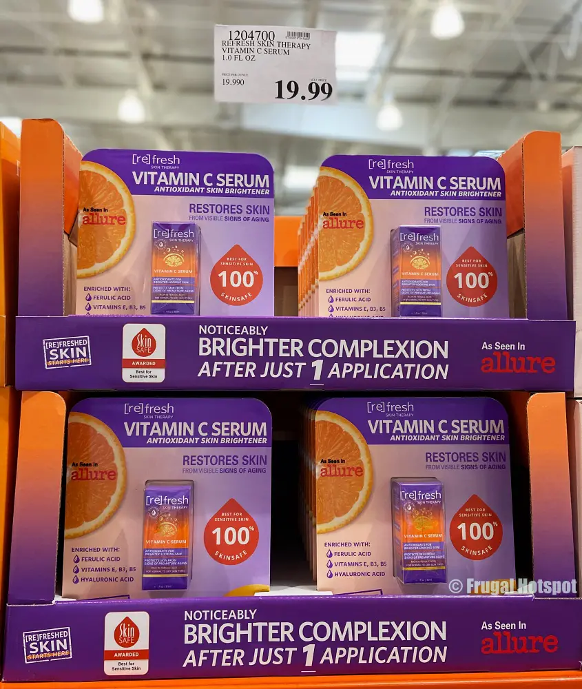 Costco Price of Refresh Skin Therapy Vitamin C Serum