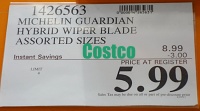 Costco Sale Price | Michelin Wiper Blades Guardian