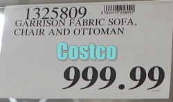 Costco price | Garrison Thomasville Sofa, Chair, and Ottoman