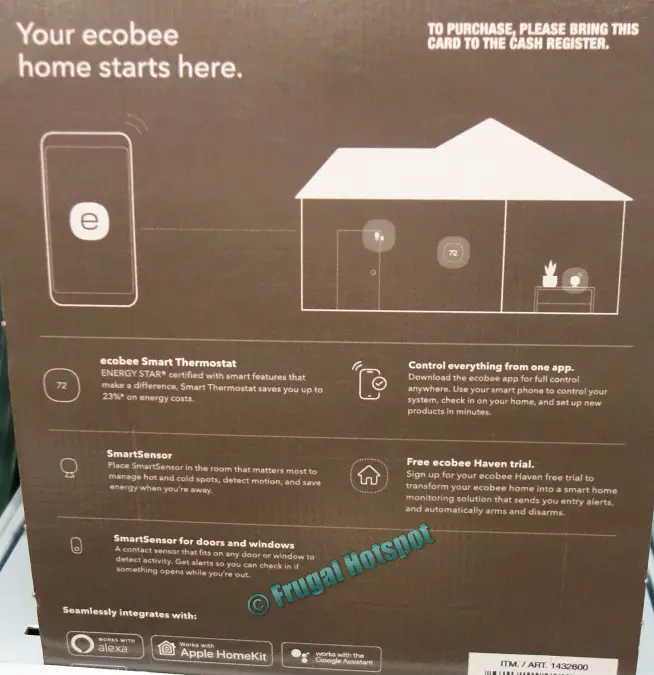 Description of ecobee3 Lite Smart Thermostat with SmartSensors | Costco