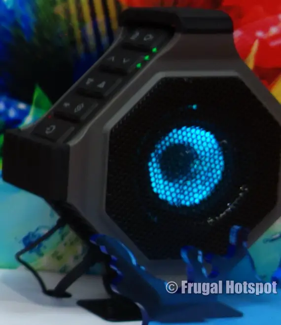 ECOXGEAR EcoEdge+ Waterproof Speaker blue light | Costco Display