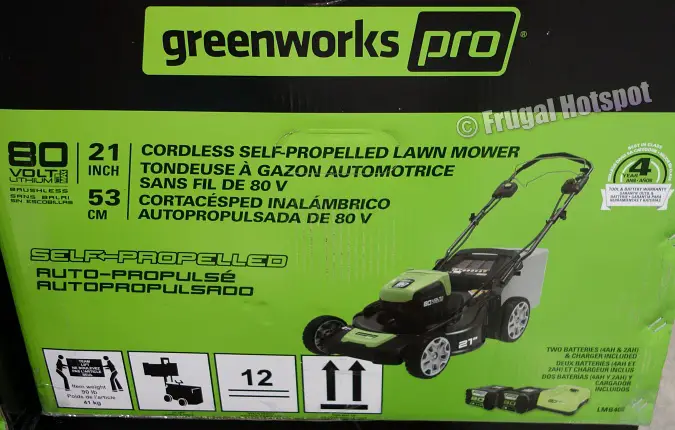 Greenworks Pro Cordless Lawn Mower | Costco