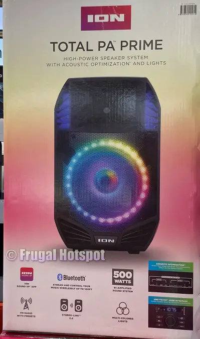 Ion Total PA Prime Speaker System with Lights | Costco