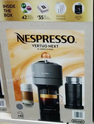 Nespresso Vertuo Next Aeroccino3 Costco Frugal Hotspot
