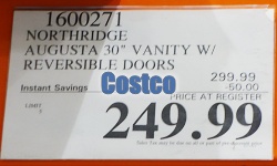 Augusta 30 Bathroom Vanity by Northridge Home | Costco Sale Price