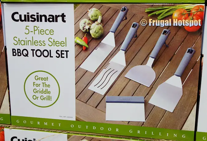 Cuisinart 5-Piece Stainless Steel BBQ Tool Set | Costco