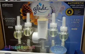Glade Plug ins Scented Oils warmer and refills | Cashmere Woods and Clean Linen | Costco
