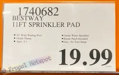 H2OGo! Sprinkler Pad by Bestway | Costco Price | Item 1740682