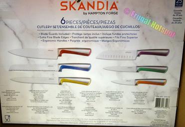 Skandia Sekai 5 piece Cutlery Set with Blade Guards from Costco 